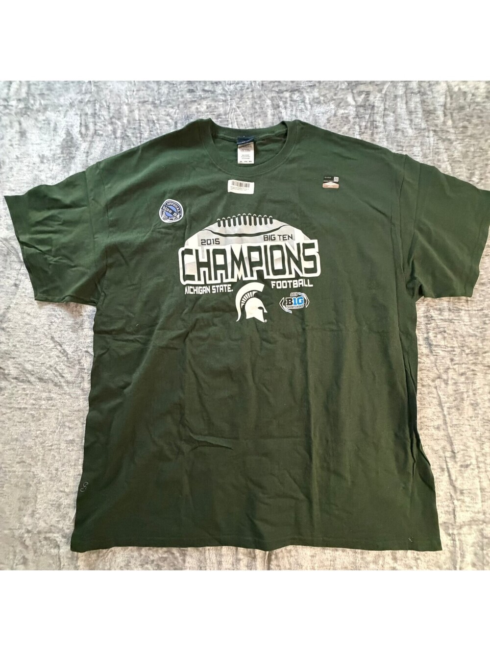 Michigan State Spartans T-Shirt 2015 Big Ten Football 2XL